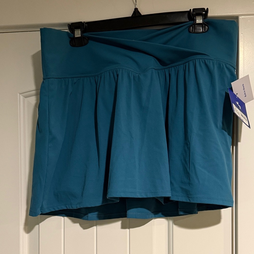 JoyLab blue Skater Skirt with built in shorts